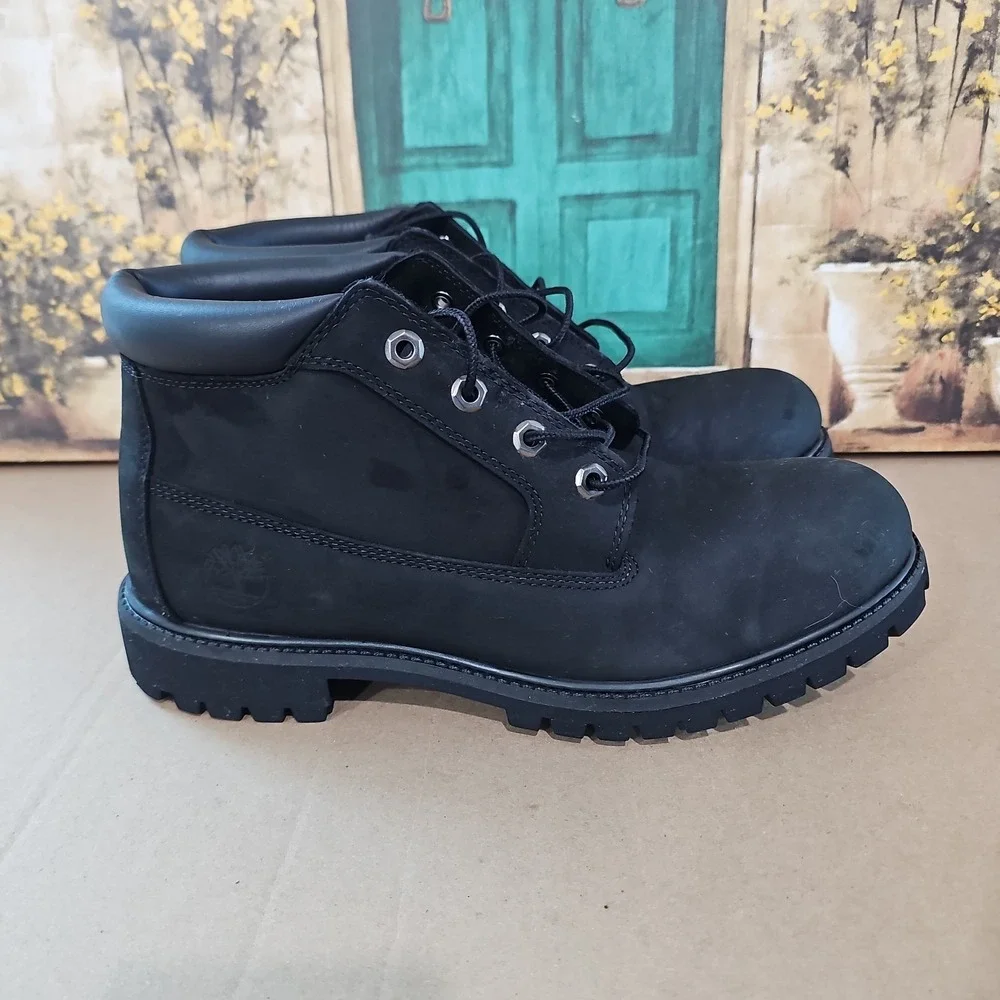 black timberland boots size U.S 8.5